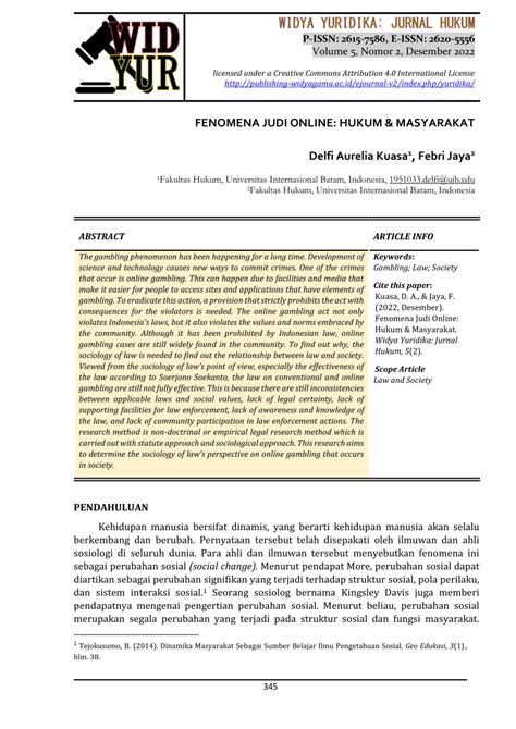 (PDF) Online Gambling Phenomenon: Law & Society.